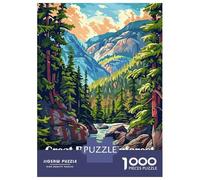 Puzzles 1000 Pièces pour Adultes Great Bear Rainforest Canada Landscape Art Puzzle À Monter Soi-même, Un Jeu Amusant Et Humoristique, Idéal comme Cadeau pour Toute La Famille 70x50cm/1000pcs