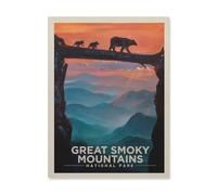 Puzzles 1000 Pièces pour Adultes，Great Smoky Mountains, Ours，Puzzle 1000 Pièces pour Adultes Jeu Jouets Cadeau Puzzle 1000 Pièces pour Cadeau Éducatif Adulte（38x26cm）-HP25