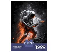 Puzzles 1000 Pièces pour Adultes Guitar in Space Adolescents Puzzles Jeu Familial Défi Difficile Cadeaux Anti-Stress 52x38cm/1000pcs