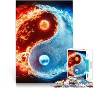 Puzzles 1000 pièces pour Adultes Harmonie élémentaire Entraînez Votre Cerveau et Vos Mains Décoration d'intérieur 52x38cm