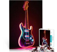 Puzzles 1000 pièces pour Adultes Harmonies Lumineuses pour Guitare Analyse et logique Décoration d'intérieur et Cadeaux Uniques 38x26cm