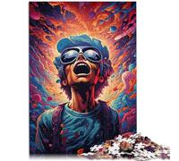 Puzzles 1000 pièces pour Adultes héros ordinaires Jouets éducatifs d'apprentissage 26x38cm Soulagement du Stress Défi Difficile pour Adolescent 14+