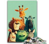 Puzzles 1000 pièces pour Adultes Highland Cow Brain Intelligence Challenge Jouets addictifs Cadeau d'anniversaire, Cadeaux, Décoration Murale 50x75cm