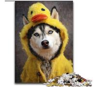 Puzzles 1000 pièces pour Adultes Husky, pour Les 14 Ans et Plus, Jeu éducatif, défi, Cadeau d'anniversaire (Taille 50x75cm)
