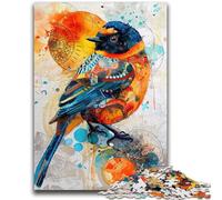 Puzzles 1000 pièces pour Adultes Jeu de Famille d'oiseaux Soulagement du Stress Défi Difficile Convient aux Couples 50x75cm