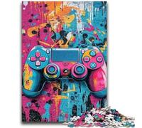 Puzzles 1000 pièces pour Adultes Jeu Graffiti pour Les 14 Ans et Plus Jeux familiaux Jeu de Noël Cadeaux pour Femmes 26x38cm