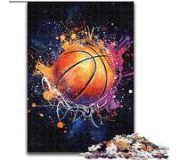 Puzzles 1000 pièces pour Adultes, Jeux éducatifs de tir au Basket-Ball, décoration d'intérieur, idéal comme Cadeau pour Toute la Famille (Taille 50x75cm)