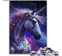 Puzzles 1000 pièces pour Adultes : Joli Poney en Bois, idéal pour décorer Un Salon ou comme Cadeau d'anniversaire. Jeu de réflexion pour Adolescents 50 x 75 cm, idéal pour Les fêtes.