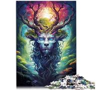 Puzzles 1000 pièces pour Adultes Jouets éducatifs d'apprentissage de l'esprit de la forêt 26x38cm Anti-Stress défi Difficile pour Les Adolescents de 14 Ans et Plus