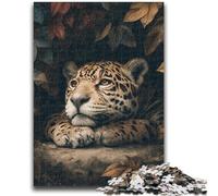 Puzzles 1000 pièces pour Adultes, Jungle Wild Black Panther, Jeu Stimulant, idéal comme Cadeau pour Toute la Famille, 50x75cm