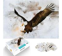 Puzzles 1000 pièces pour Adultes La Voix de l'Aigle Jeu Familial Anti-Stress Défi Difficile Cadeaux d'anniversaire 38x26cm