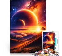 Puzzles 1000 pièces pour Adultes L'Aube des Géants Jouet éducatif d'apprentissage Activités Amusantes à la Maison, Cadeaux d'anniversaire, Cadeaux de Voyage, 38x52cm