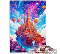Puzzles 1000 pièces pour Adultes Le Palais d'or Puzzle Spatial Jeu Pratique 26x38cm Soulagement du Stress Séjour Tuer Le Temps