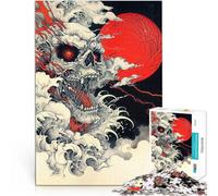 Puzzles 1000 pièces pour Adultes Le Regard Ardent Jeu Familial Anti-Stress Défi Difficile Renforcer l'amour Entre Les Couples 52x38cm