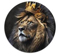 Puzzles 1000 pièces pour Adultes. Le Roi des Lions des Prairies. Développe la Coordination œil-Main. Idéal comme Cadeau d'anniversaire (Taille 67,5 x 67,5 cm).