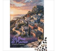 Puzzles 1000 pièces pour Adultes Les Bons De Provence | Défi difficile à relever cadeau d'anniversaire cadeau de voyage 38x52cm