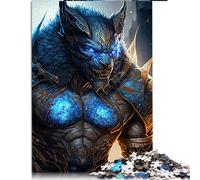 Puzzles 1000 pièces pour Adultes Libérez la bête Puzzle en Bois pour Adultes et Enfants de 12 Ans et Plus 19,7 x 29,5 Pouces
