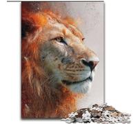 Puzzles 1000 pièces pour Adultes Lion, Jeux éducatifs et décoration d'intérieur, idéal comme Cadeau pour Toute la Famille (Taille 50x75cm)