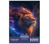 Puzzles 1000 Pièces pour Adultes Lion of The Cosmos-9 Puzzle Adulte Jeux De Société pour S'amuser en Famille Cadeau d'anniversaire, Cadeaux, 70x50cm/1000pcs