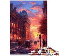 Puzzles 1000 pièces pour Adultes London Retro Synthwave Fun Games 19,7 po x 29,5 po Aidez Le Cerveau à exercer des Jouets addictifs pour cultiver la Patience