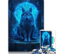 Puzzles 1000 pièces pour Adultes Loups des rêves Puzzles pour Adolescents Relax Games est Un pour Toute la Famille 26x38cm