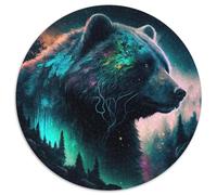 Puzzles 1000 pièces pour Adultes Lumos Bears Puzzles pour Adultes Art DIY Stimulant pour Les passionnés, Cadeau Parfait pour la détente (67,5 x 67,5 cm)