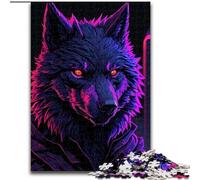 Puzzles 1000 pièces pour Adultes Magic Wolf Puzzles pour Adultes 1000 pièces Idée Cadeau Unique de décoration d'intérieur à Faire soi-même (Taille 26x38cm)