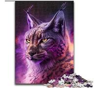 Puzzles 1000 pièces pour Adultes Magical Lynx Puzzles 1000 pièces pour Adultes pour s'amuser en Famille Parfait pour Les Vacances, Les soirées de Jeux interactives (Taille 26x38cm)