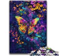 Puzzles 1000 pièces pour Adultes, Magnifiques Papillons colorés, Jouets éducatifs, Jeux de Famille, Cadeaux pour Amis et Famille, 26x38cm
