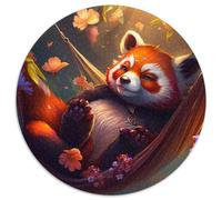 Puzzles 1000 pièces pour Adultes, Magnifiques Puzzles en Papier Panda Roux, Niveau débutant, Parfaits pour Les Anniversaires et Les fêtes (67,5 x 67,5 cm)