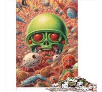 Puzzles 1000 pièces pour Adultes Martian Menagerie Premium 100% Planche recyclée pour Adultes Famille Coupe de précision 1000 pièces Puzzle 1000 pièces (26x38 cm)