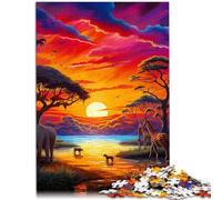 Puzzles 1000 pièces pour Adultes Merveilleuse rivière Jeux Amusants en Famille 26x38cm avec Affiche Assortie et Feuille de Questions pour Les 14 Ans et Plus