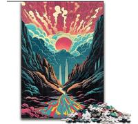 Puzzles 1000 pièces pour Adultes - Montagnes de rêve - Puzzle 1000 pièces - Cadeau de Noël - Idéal pour Le Bureau, la Chambre ou Le Salon (Taille 26x38cm)