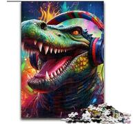 Puzzles 1000 pièces pour Adultes, Motif Crocodile coloré, Taille 50x75cm, Design Complexe pour Adolescents, décoration DIY et Divertissement Stimulant pour Le Cerveau.