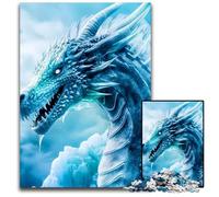 Puzzles 1000 pièces pour Adultes Motif Dragon Fantastique pour la décoration intérieure l'entraînement cérébral et Les Cadeaux de Noël 1000 pièces (38 x 26 cm)