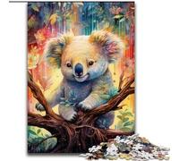 Puzzles 1000 pièces pour Adultes, Motif Koala coloré, Jeu de réflexion pour Adolescents, pour Une soirée de Jeux en Famille (Taille : 50x75cm)