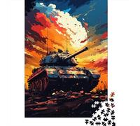 Puzzles 1000 pièces pour Adultes, Motif réservoir d'art coloré, Puzzles 1000 pièces, Jouets à Faire soi-même comme Cadeaux d'anniversaire (75 x 50 cm)