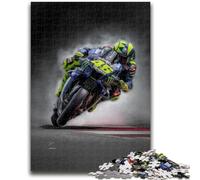 Puzzles 1000 pièces pour Adultes MotoGP, Jeu éducatif Familial avec pièces entièrement emboîtables de Formes aléatoires 50x75cm