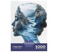 Puzzles 1000 Pièces pour Adultes Nature's Path Journey Through Serenity Adolescents Puzzles Jeu Familial Défi Difficile Cadeaux Anti-Stress 38x26cm/1000pcs