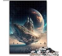 Puzzles 1000 pièces pour Adultes, Naviguer à Travers la Galaxie, en Bois, pour Noël et Le Nouvel an, Cadeau de Vacances 50x75cm pour Les fêtes, Les Anniversaires et Les soirées Jeux