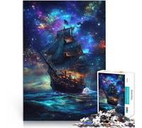 Puzzles 1000 pièces pour Adultes Naviguer à Travers la Galaxie Jouet éducatif d'apprentissage Une œuvre d'art 38x26cm