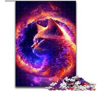 Puzzles 1000 pièces pour Adultes Nébuleuse du Chat en Spirale en Bois, pour Les 14 Ans et Plus 50x75cm Stimulant et divertissant, activité familiale