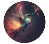 Puzzles 1000 pièces pour Adultes Nébuleuse du Colibri Puzzles Ronds 1000 pièces pour Adultes Casse-tête et décoration intérieure, Cadeau de Vacances idéal 67,5 x 67,5 cm