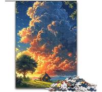 Puzzles 1000 pièces pour Adultes, Nuages colorés, Taille 38x26cm, Jeu Familial interactif, décoration d'intérieur à Faire soi-même, Cadeau Casse-tête
