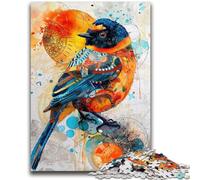 Puzzles 1000 pièces pour Adultes Oiseau Aide Le Cerveau à exercer Jouets addictifs pour cultiver la Patience Une œuvre d'art 26x38cm