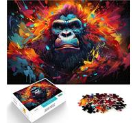 Puzzles 1000 pièces pour Adultes Orang-outan coloré en colère b Puzzle 26x38cm Améliorez l'amour Entre Les Couples pour Les 14 Ans et Plus