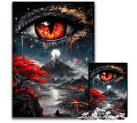 Puzzles 1000 pièces pour Adultes ou familles Puzzles en Bois Magic Eye, Jeu Familial interactif, adapté aux 14 Ans et Plus, 50x75cm