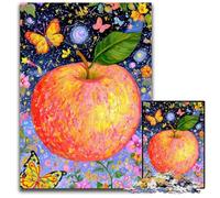 Puzzles 1000 pièces pour Adultes ou familles Puzzles en Carton Pomme Rouge Difficultés et défis Superbes Cadeaux et Jouets pour Les 14 Ans et Plus 26x38cm