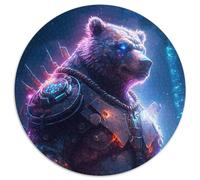 Puzzles 1000 pièces pour Adultes Ours du Futur Puzzles stimulants, Casse-tête Stimulant, soirée de Jeux en Famille (67,5x67,5cm)