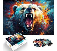 Puzzles 1000 pièces pour Adultes Ours Fun Games 26x38cm Chaque pièce est Unique - Jeu Familial Stimulant et Amusant pour Adolescents à partir de 14 Ans